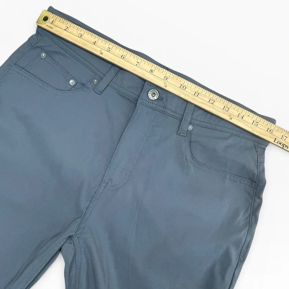 Gerry Men's Blue Tech 5 Pocket Stretch Fabric Comfort Waistband Pant 32X34